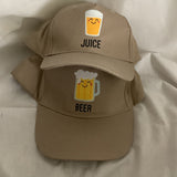 Dad & Me Beer an Juice Baseball Cap Set of 2