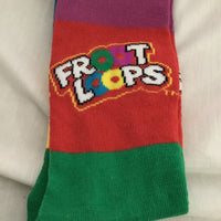 Kellogg’s Fruit Loops Crew Socks Men’s Shoe Size 6-12