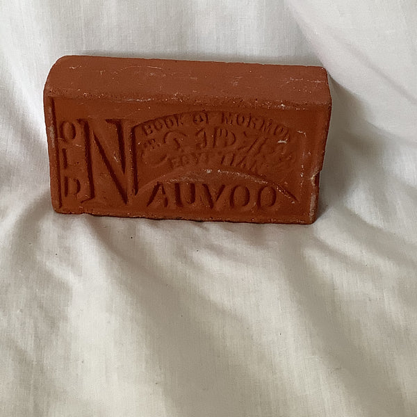 Old Nauvoo Book Of Mormon Egyptian Brick Paperweight