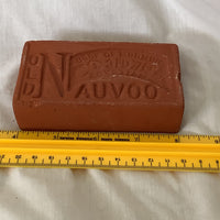 Old Nauvoo Book Of Mormon Egyptian Brick Paperweight