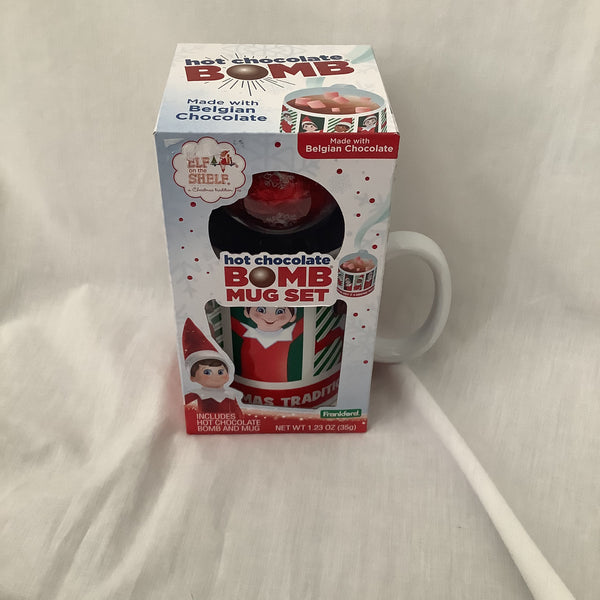 Frankfort Elf On The Shelf Hot Chocolate Bomb Mug Set