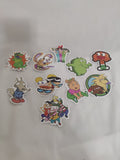 Cartoon Stickers 10 Ct