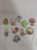 Cartoon Stickers 10 Ct