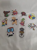 Cartoon Stickers 10 Ct