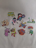 Cartoon Stickers 10 Ct