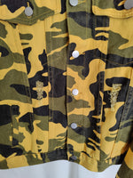 Camouflage Jean Jacket Adult Size M