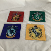 Harry Potter Wizardling World Glass  Coasters Set Of 4