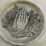 Wendell August Forge Praying Hands Dish