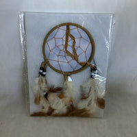 Brown & White Dreamcatcher