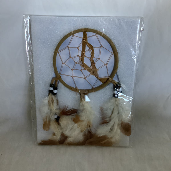 Brown & White Dreamcatcher