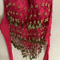 Women’s Belly  Dance Coin Bra Top