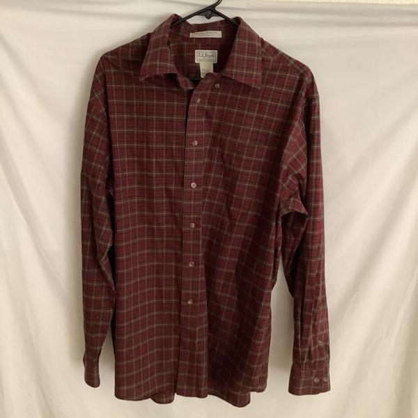 L.L Bean Button-Down Long Sleeve Shirt Men’s Size L