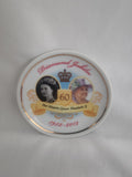 Queen Elizabeth ll Diamond Jubilee Commemorative Plate And Book