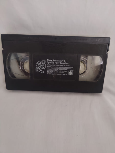 Kelly Dream Club Three Princesses & Sparkle Fairy Surprise VHS Tape