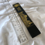 Blenheim Palace Oxfordshire Black Leather Bookmark