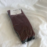 Goodfellow Socks- 2 Pairs-Burgundy and Black