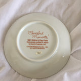 Cherished Moments 1981 Mother’s Day Plate Decor