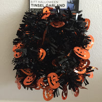 8 FT Halloween Tinsel Garland