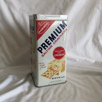 Nabisco Premium Saltine Crackers Tin Canister