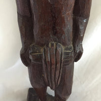 Pacific Islander/Asian Wood Man Carving