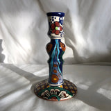Vintage Painted Vase Candle Holder