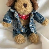 Cowboy Dog With Jean Outfit Plush