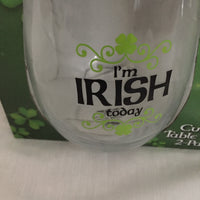 St. Patrick’s Curved Table Glass 2- Pack