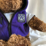 Gund Wish Bear 2000-2001 Purple Jacket