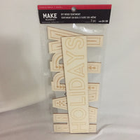 Make Market DIY Wood Sentiment