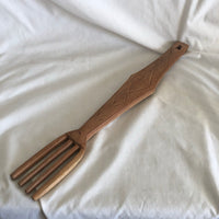 Large Wood Fork Wall Decor