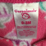 Garanimals Pajama Sleeper Baby Size 0-3M