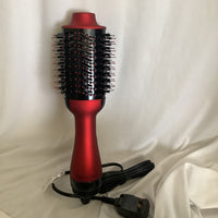 Revelon One-Step Volumizer Original 1.0 Hair Dryer & Hot Air Brush, Red