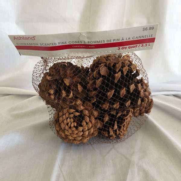 Dry Cinnamon Scented Pine Cones