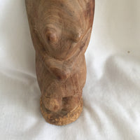 Wooden African Man/Female Statue Set