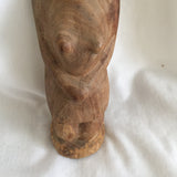 Wooden African Man/Female Statue Set