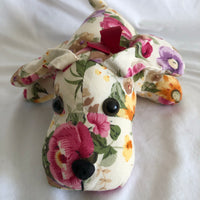 Vintage Floral Dog Plush