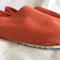 OTZ-300GMS Shoes - Coarse Linen - Coral - Size Men 9/Women 12