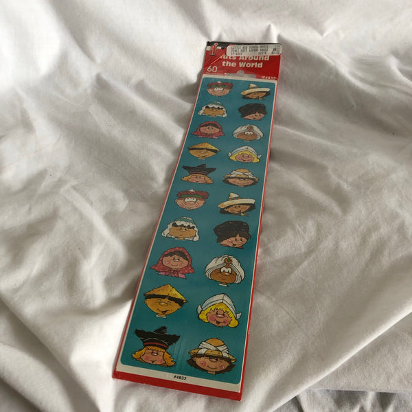 Hats Around The World Stickers
