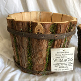 W. Images Wood Basket Set of 3