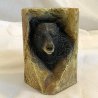 Black Bear In Cave Sculpture