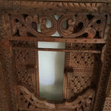 Vintage Indian Wood Carved Window Frame