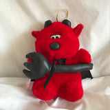 Fun World Red Devil Bear Plush