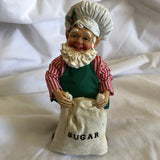 Chef with Sugar Bag Figurine