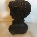 Wooden Mini Kenya African Lady Statue