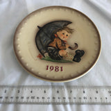 Vintage 1981 Goebel MJ Hummel Annual Plate Collectors Plate