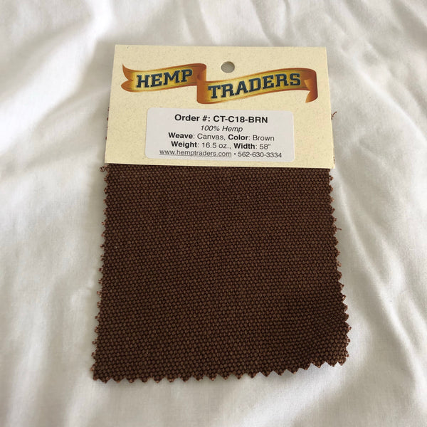 Hemp Traders Brown Hemp Fabric