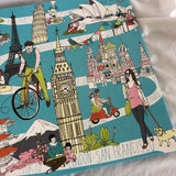 Famous International Sites Printed Three Ring Binder