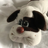 Vintage White and Brown Pound Puppies Plush