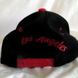 Red & Black Los Angeles Hat Snapback