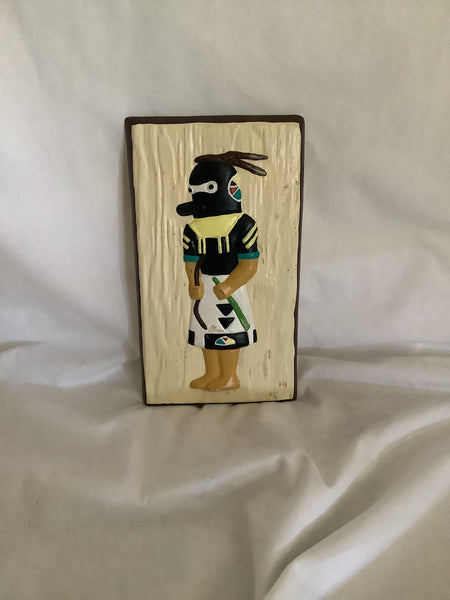 Vintage Kachina Ceramic Wall Art Decor (Zuni Kachina)